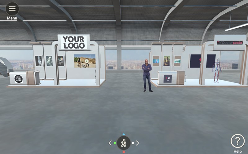 virtual exhibit hall booth
