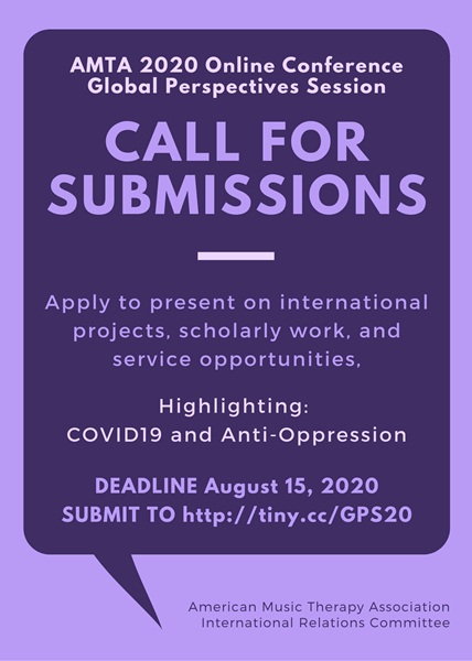 Global perspectives call for submissions