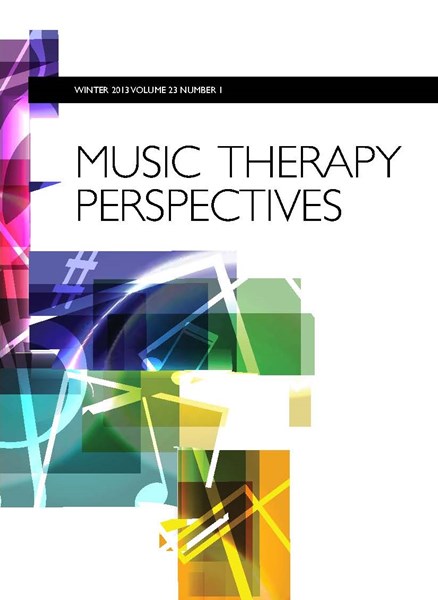 Music Therapy Perspectives Cover