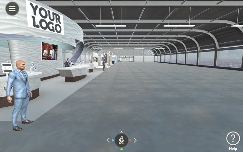 virtual exhibti hall entry