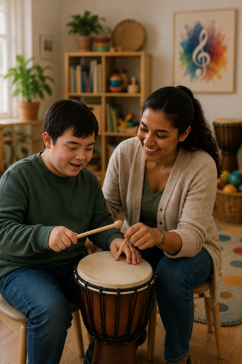 music-therapy-child-down-syndrome-drumming.