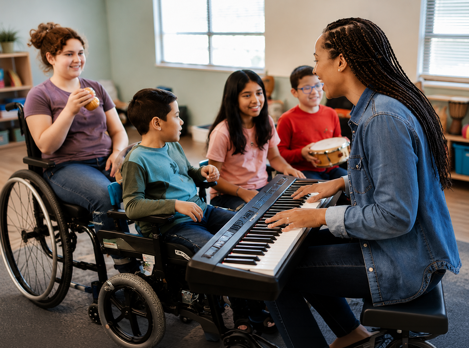 music-therapy-woman-with-disability-guitar-session-diverse