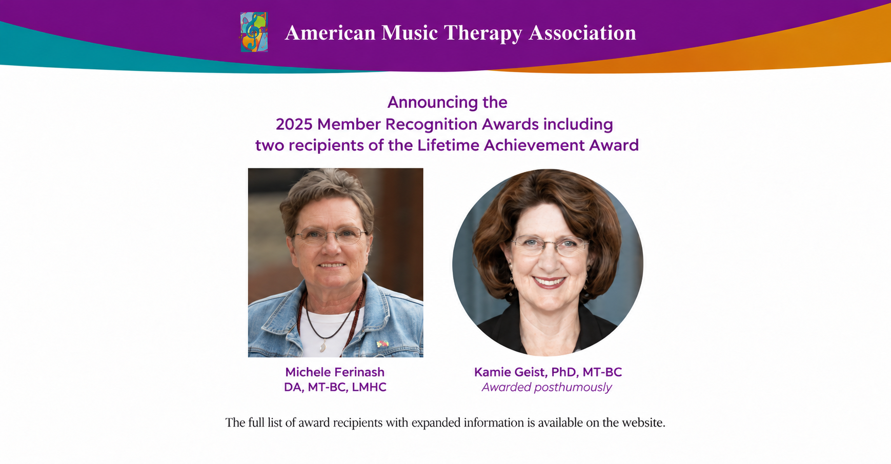 American Music Therapy Recognition Awards