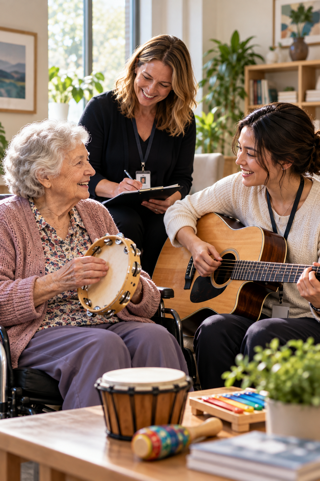 Joyful Music Therapy Session